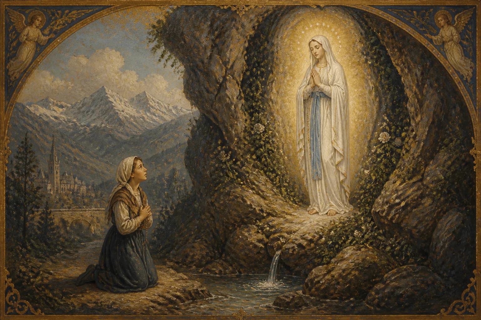 Bernadette Soubirous and the 18 Apparitions of Lourdes