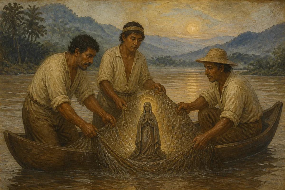 Nuestra Señora Aparecida: la imagen hallada en un río en 1717